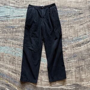 Men's Vintage 90's Baxter Detour Black Cords Corduroy Casual Pants Sz 32 x 32
